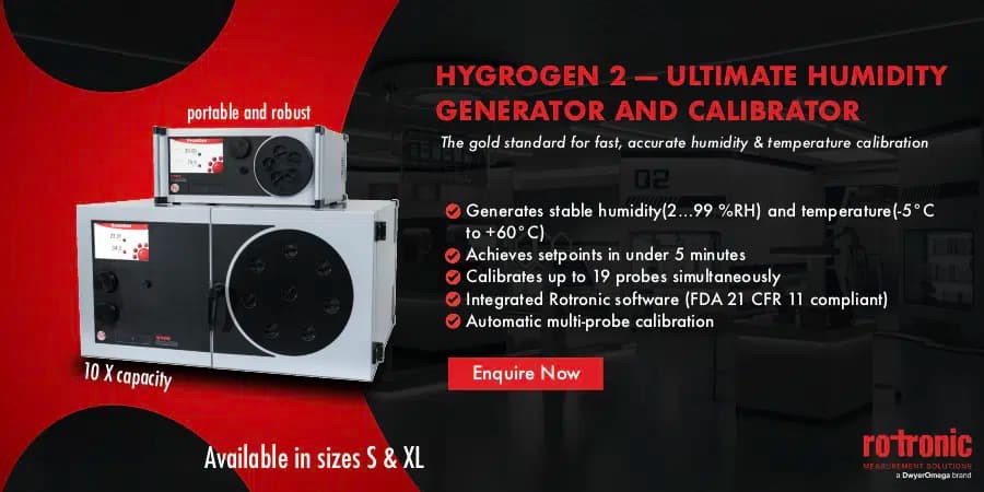 Rotronic HygroGen2 Humidity Calibration Generator