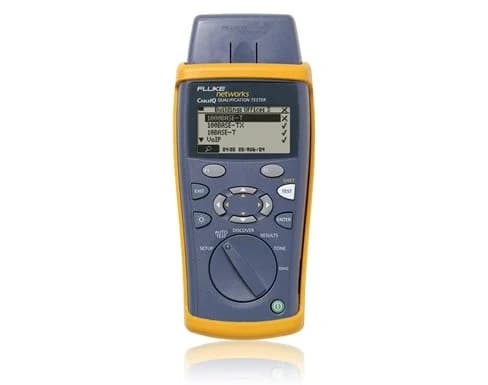 Fluke Networks cable qualification tester