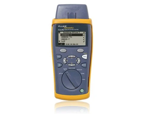 Fluke Networks cable qualification tester