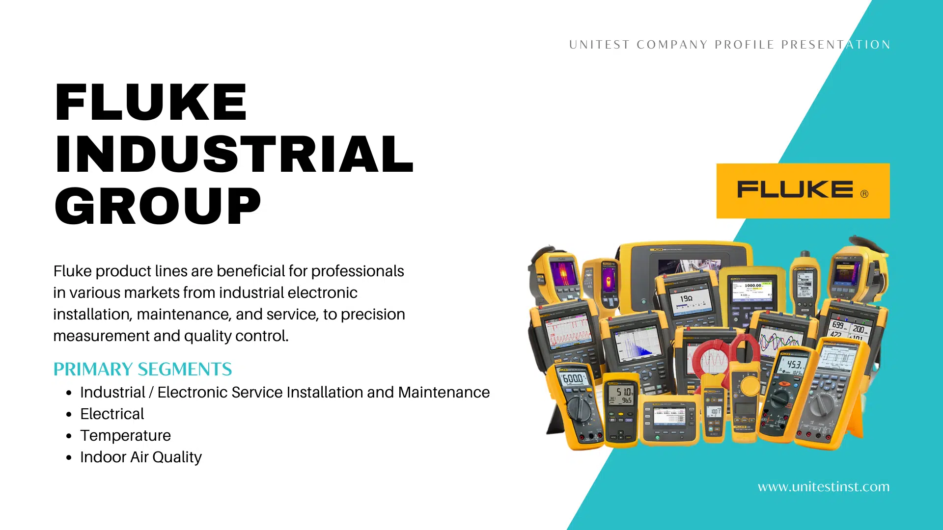 description of fluke industrial group