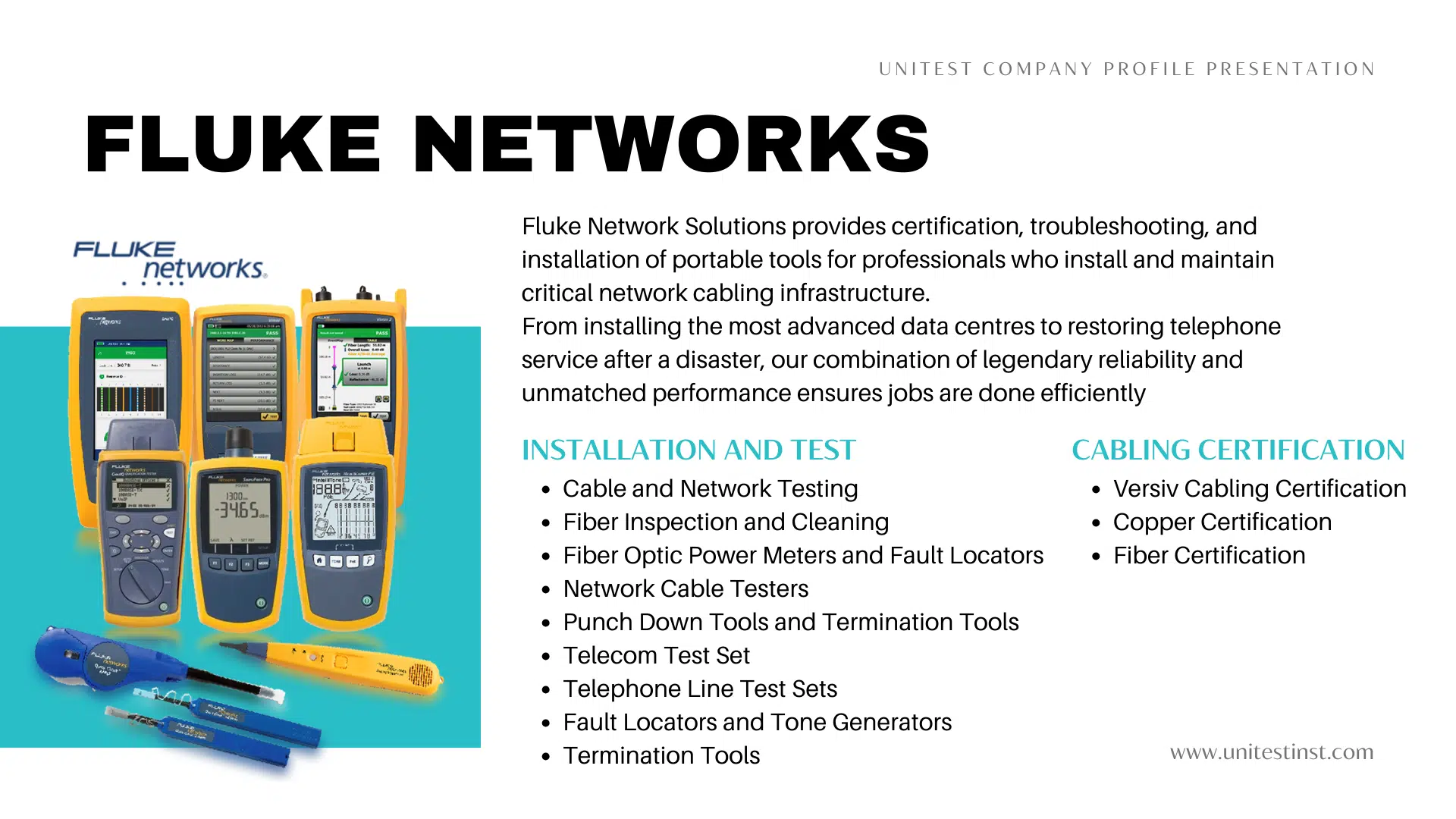 description of fluke networks